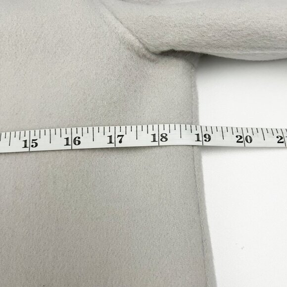 NWT Theory Sileena Coat Women's Size S Stone Winsome Double-Face Wool-Cashmere - Picture 10 of 16